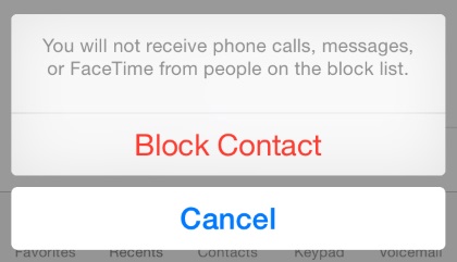 block iphone calls messages unwanted ease